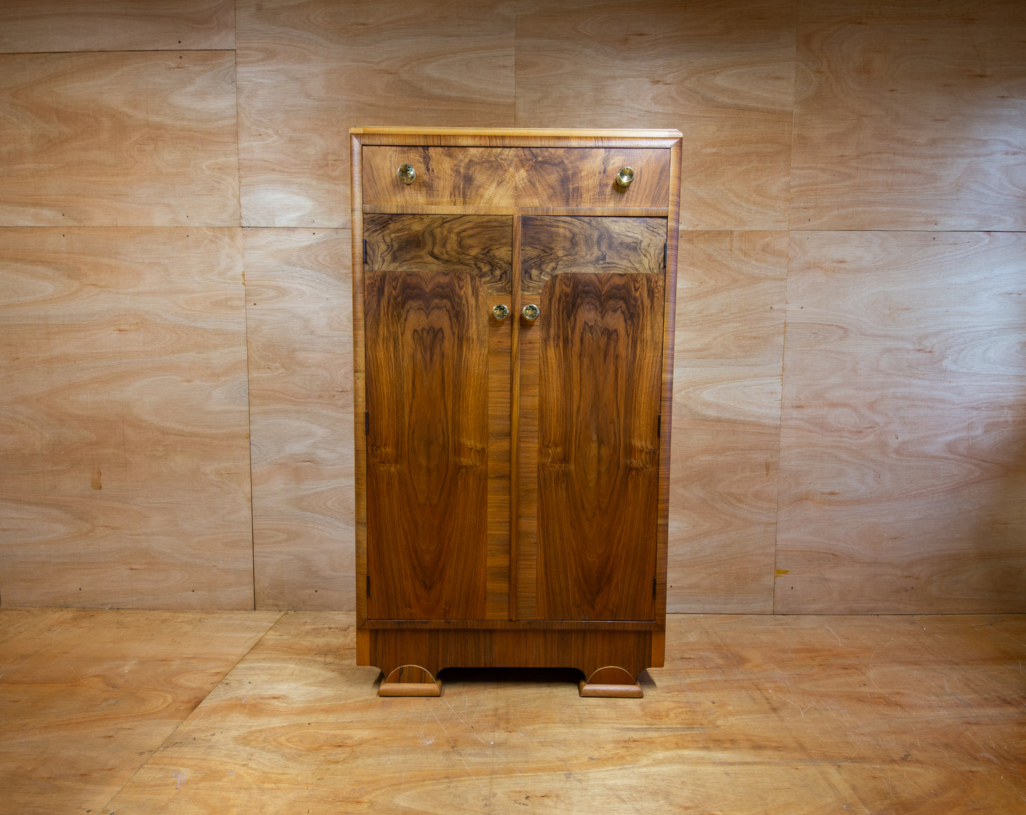Art Deco Walnut Tallboy