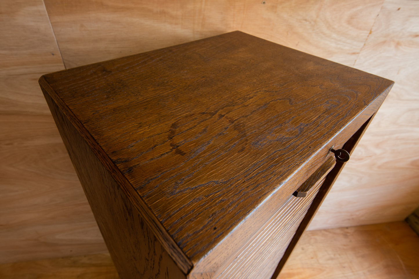 Vintage School Tambour Cabinet
