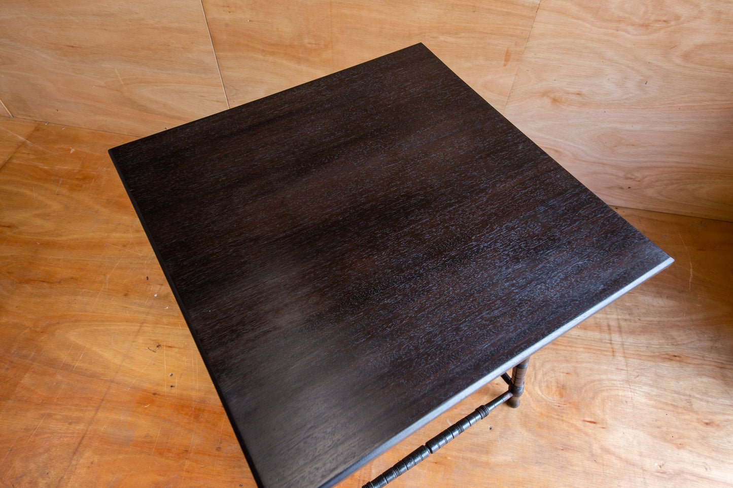 Antique Ebonised Victorian Side Table