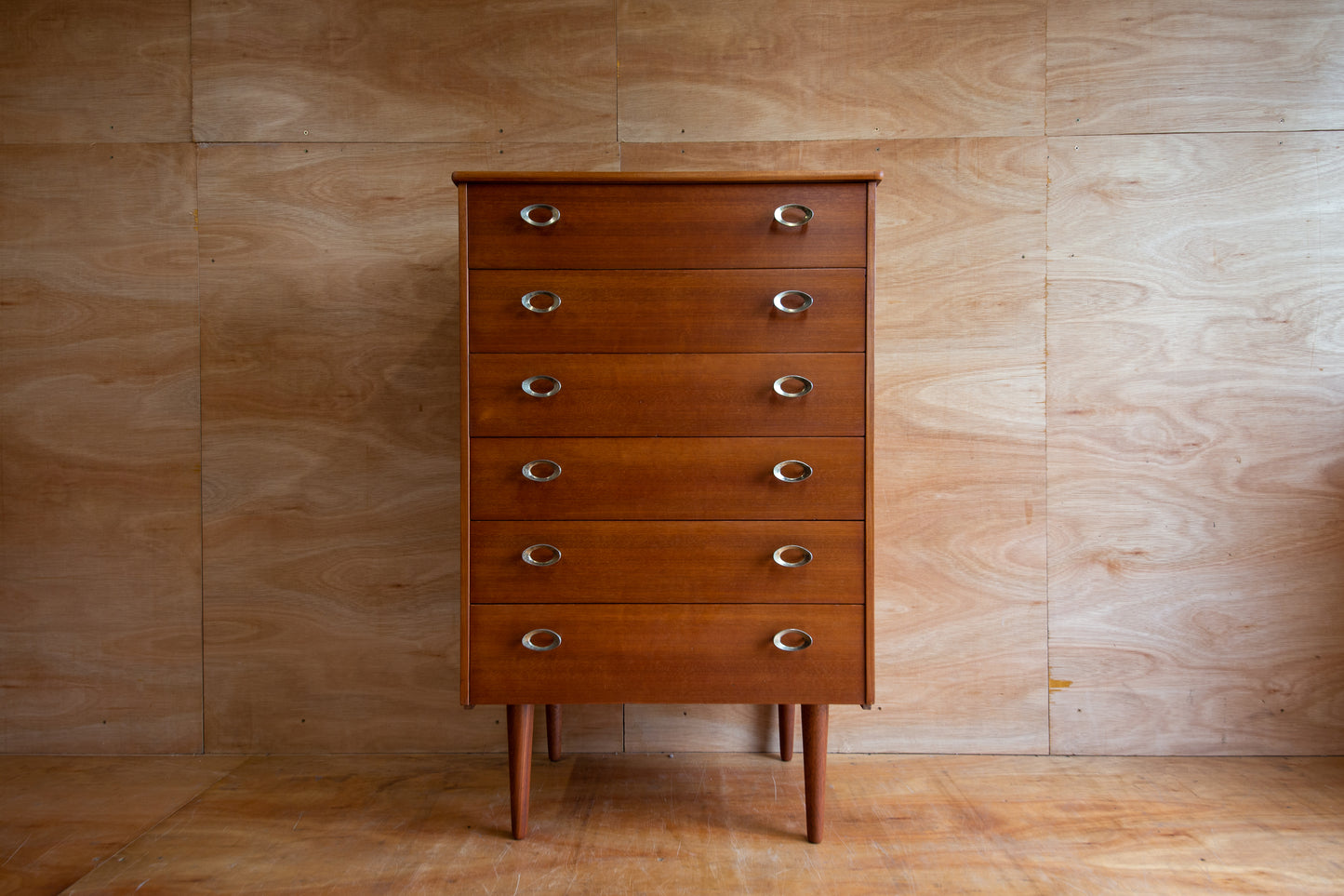 Vintage Teak Chest of Drawers