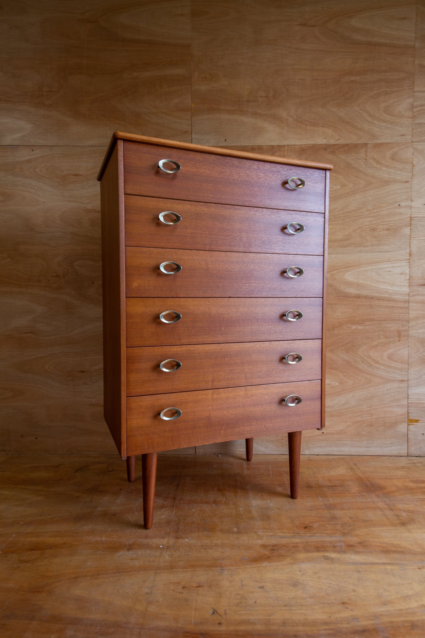 Vintage Teak Chest of Drawers