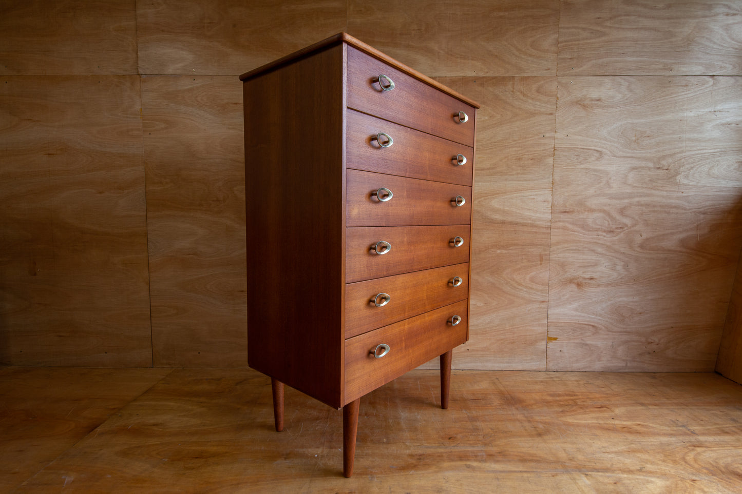 Vintage Teak Chest of Drawers