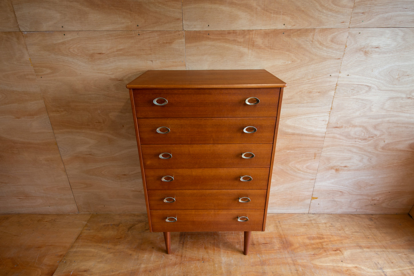Vintage Teak Chest of Drawers