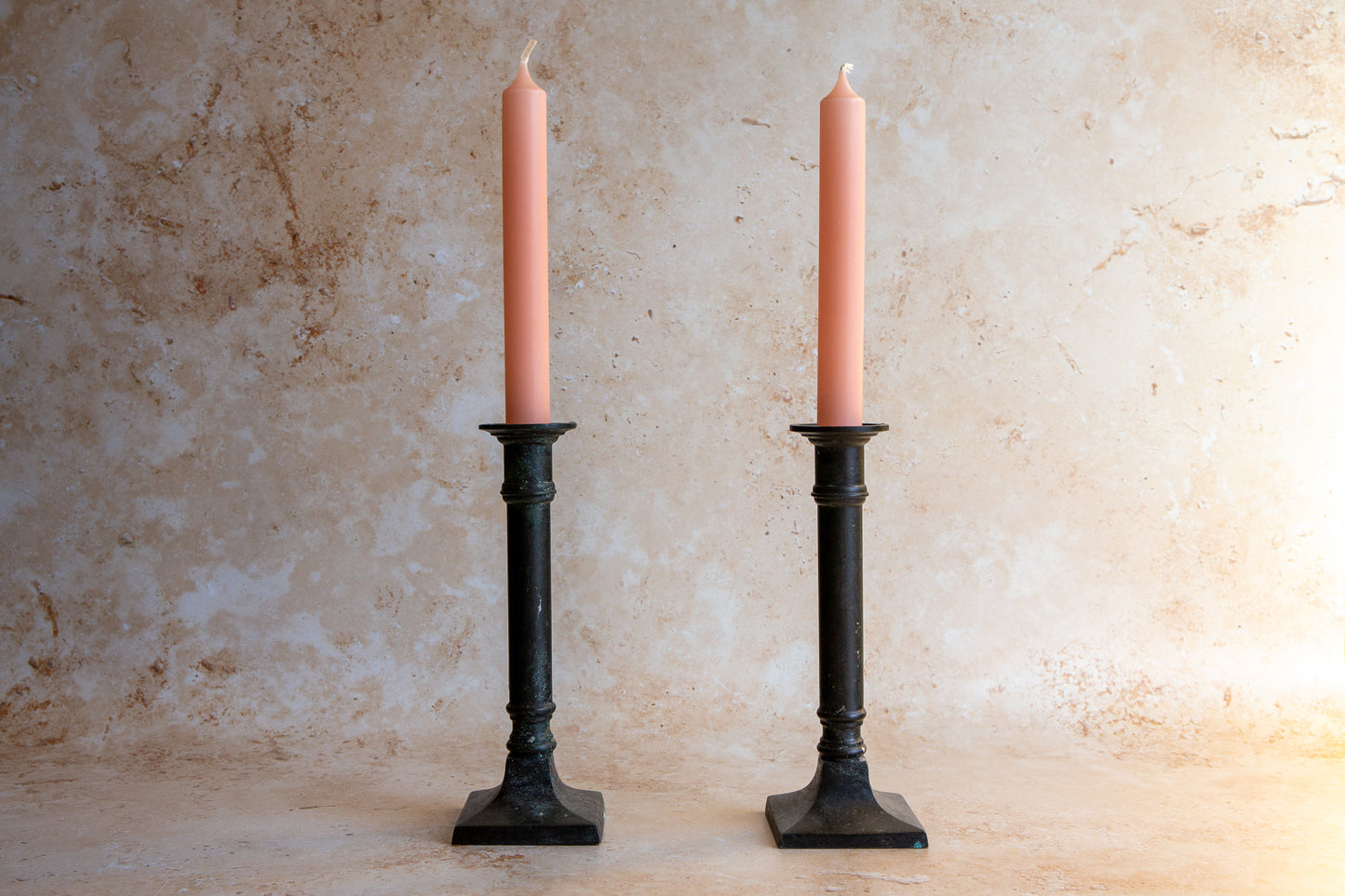 Pair of Antique Victorian Candlestick Holders