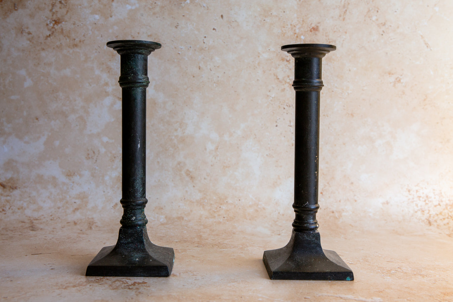 Pair of Antique Victorian Candlestick Holders