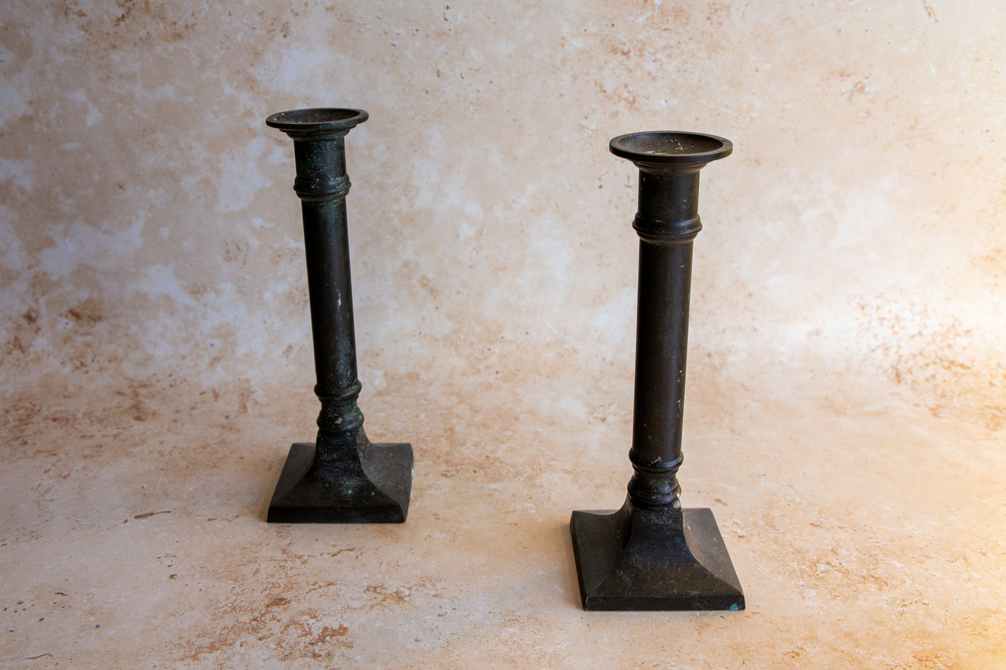 Pair of Antique Victorian Candlestick Holders