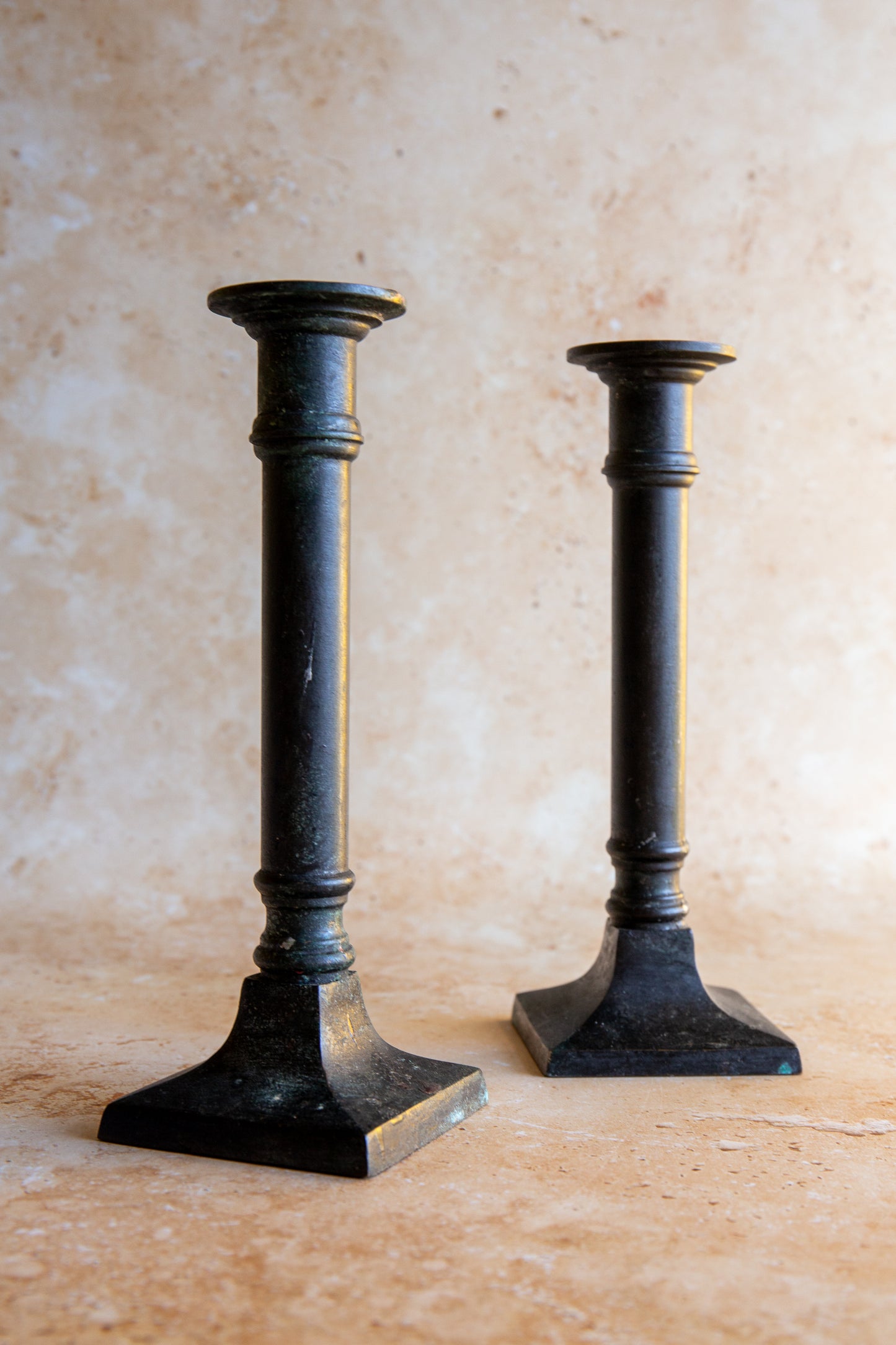 Pair of Antique Victorian Candlestick Holders