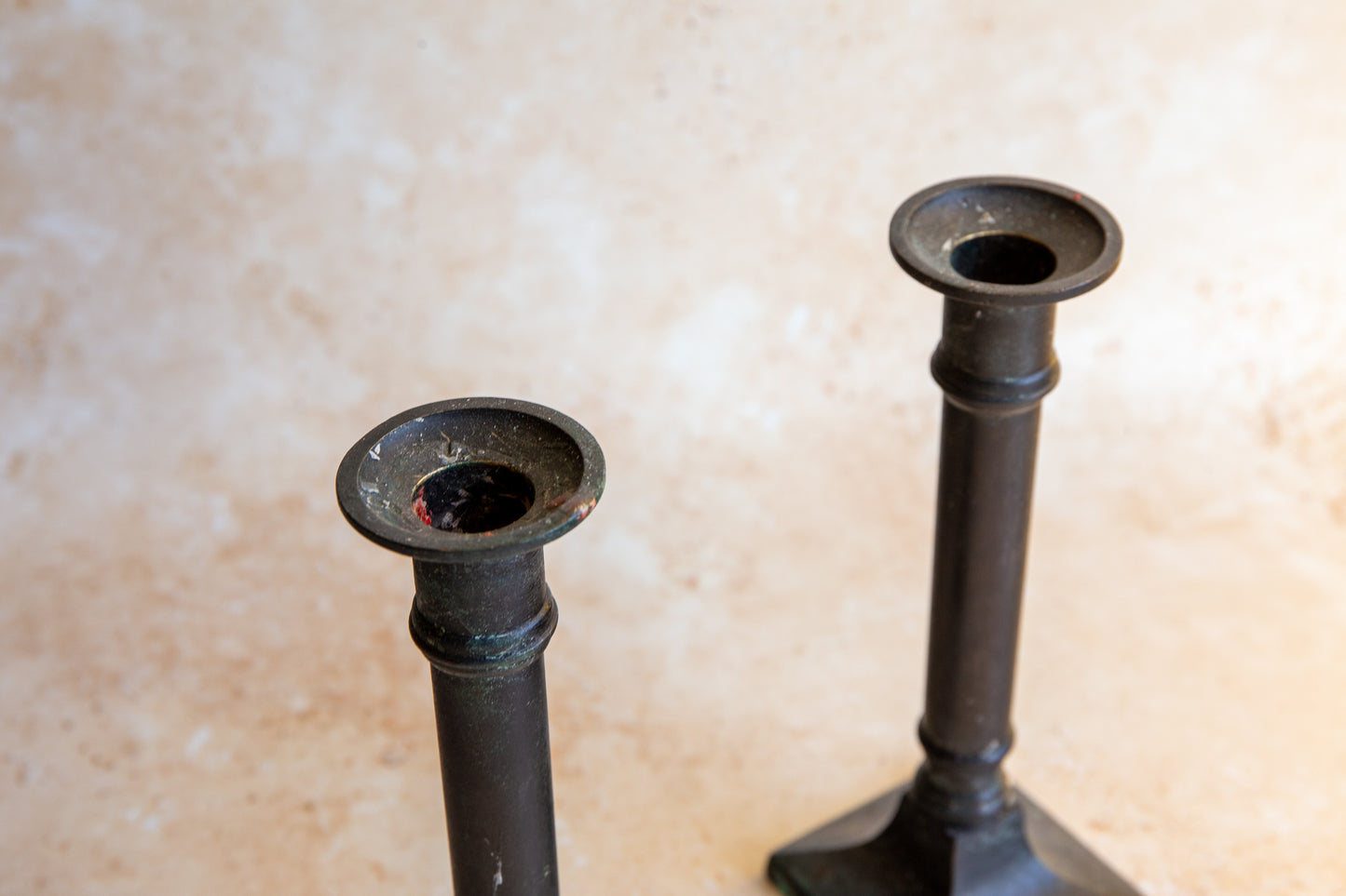 Pair of Antique Victorian Candlestick Holders