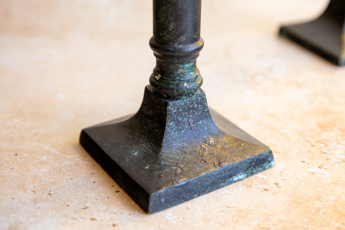 Pair of Antique Victorian Candlestick Holders