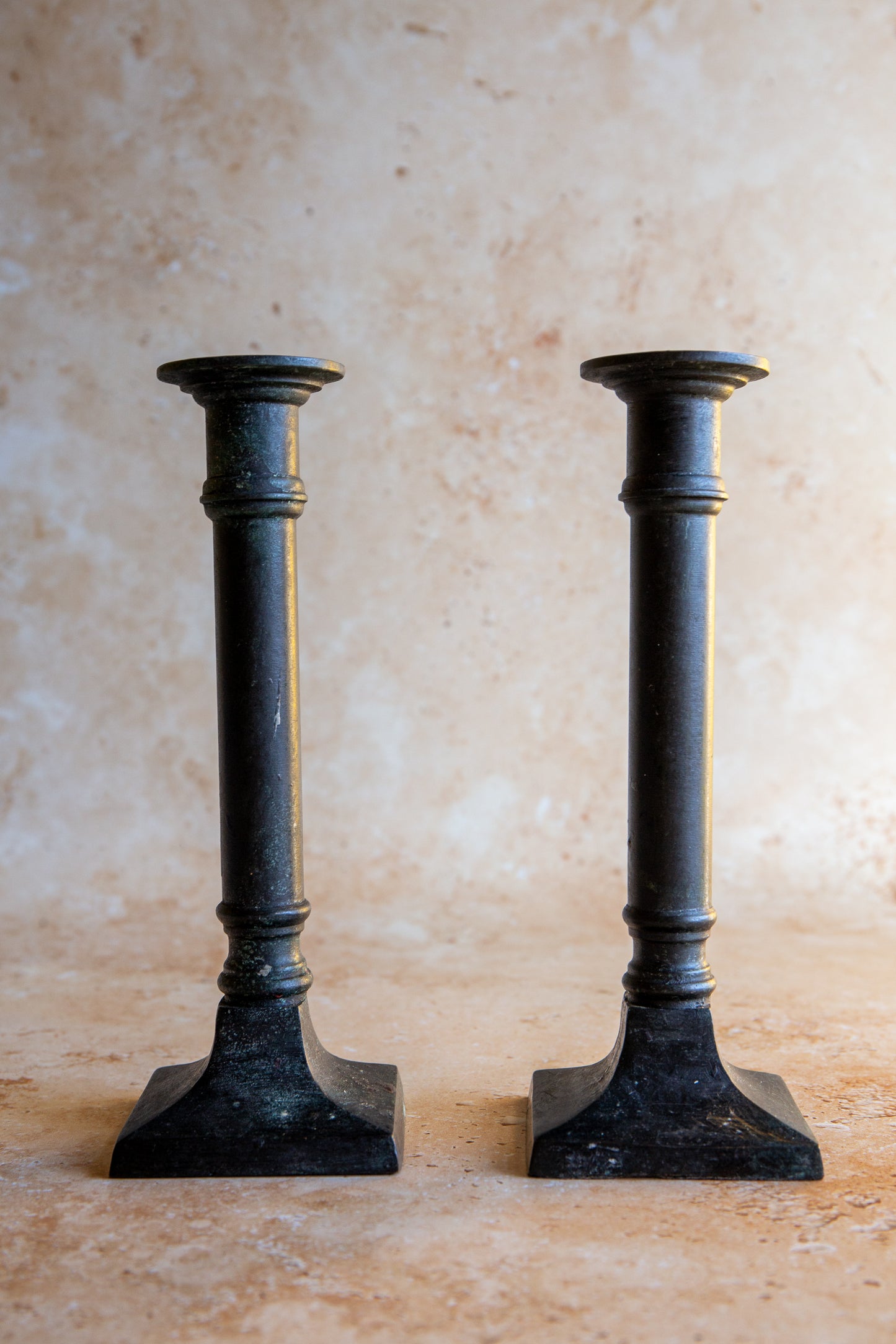 Pair of Antique Victorian Candlestick Holders