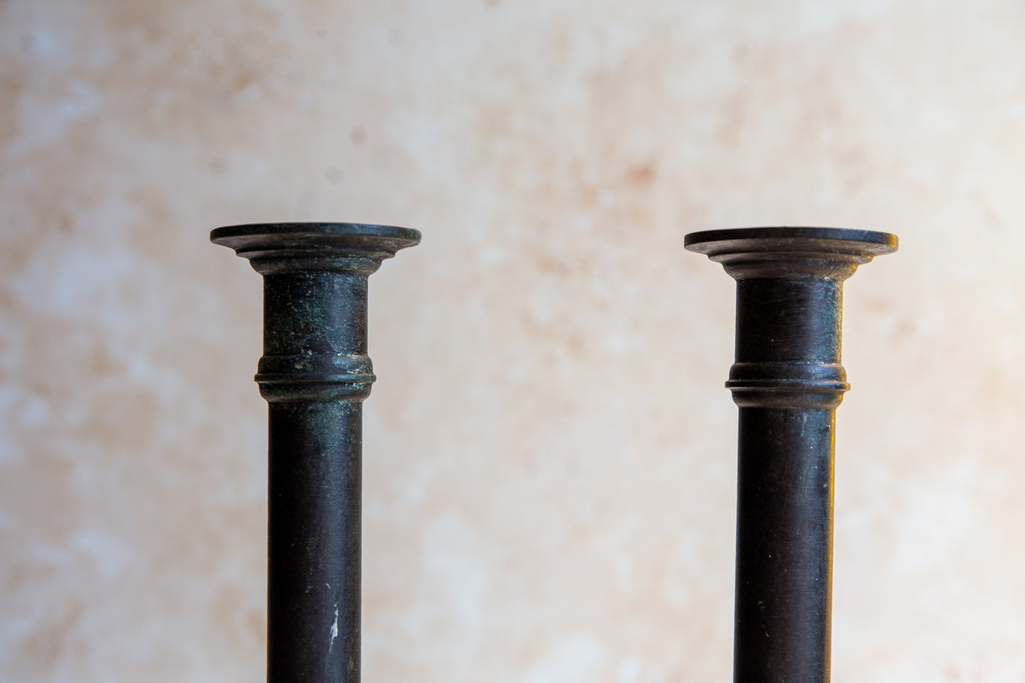 Pair of Antique Victorian Candlestick Holders