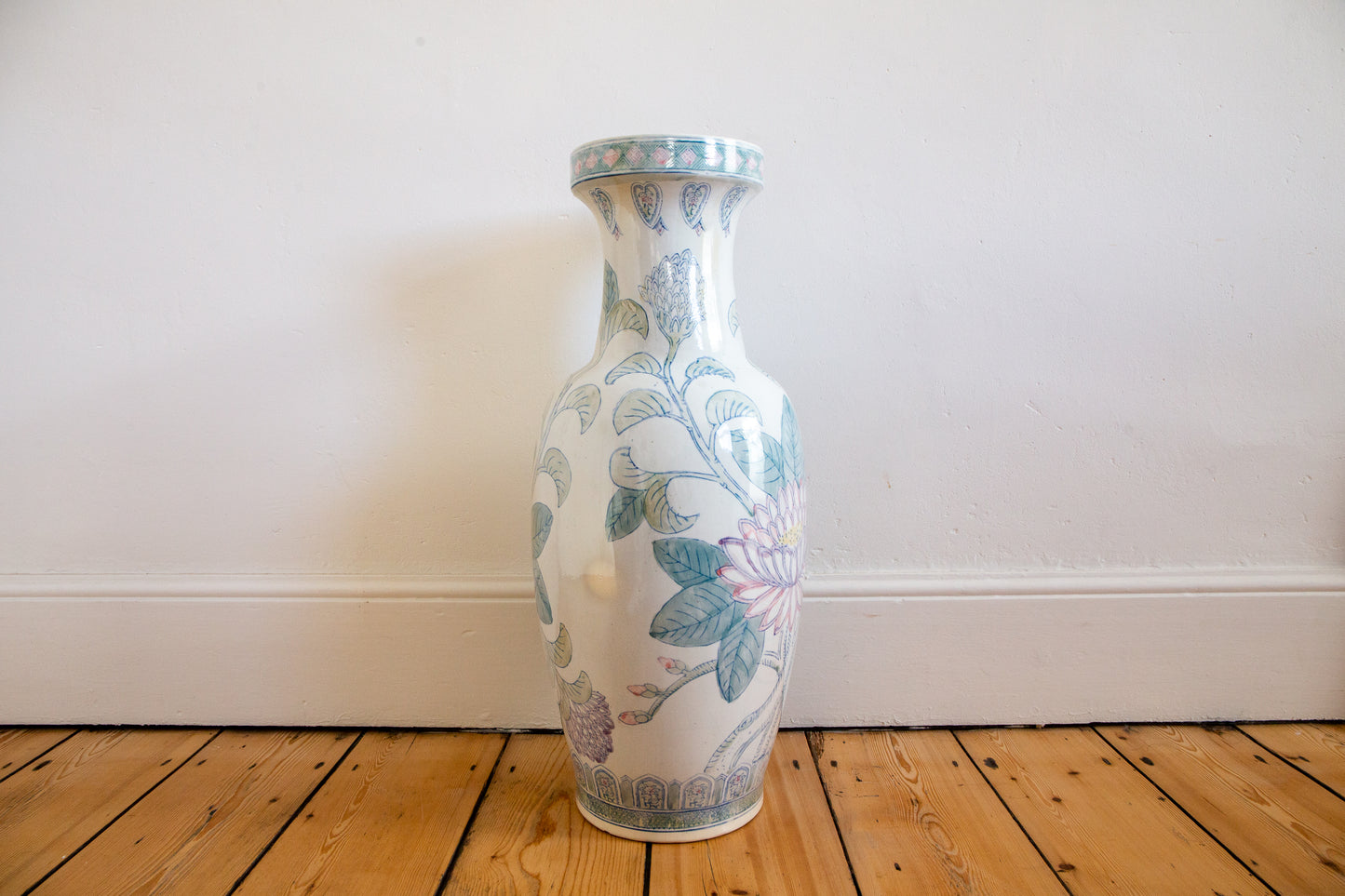 Large Chinoiserie Vase