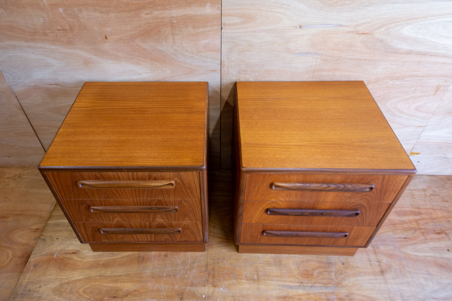 Vintage G Plan Fresco Bedside Cabinets