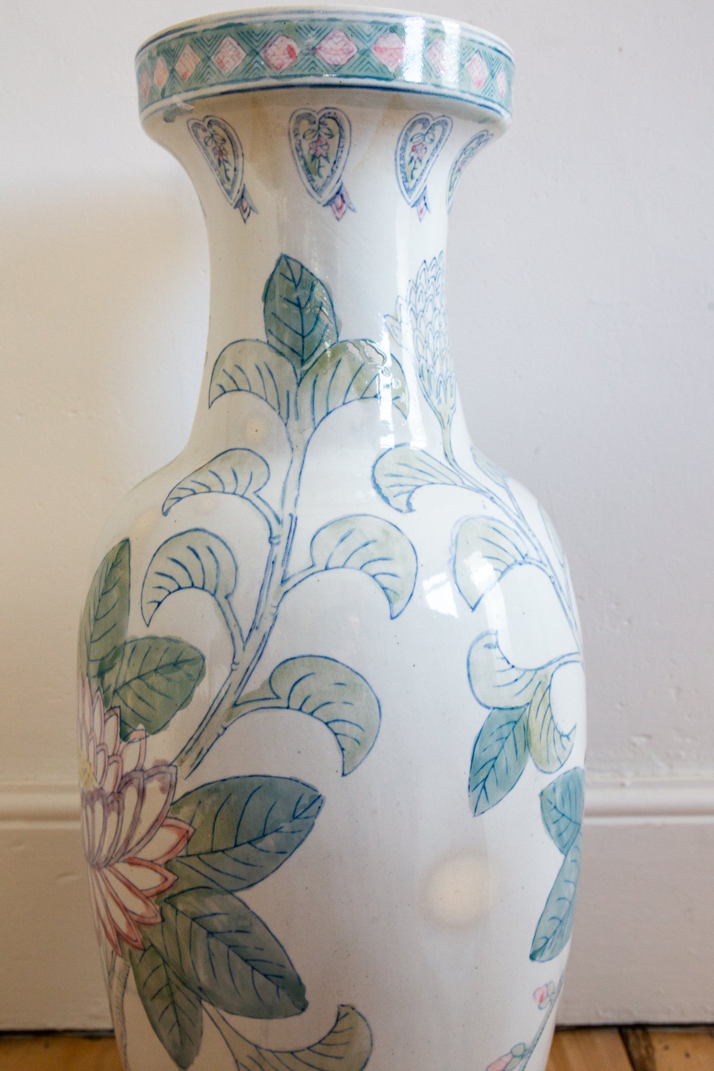 Large Chinoiserie Vase
