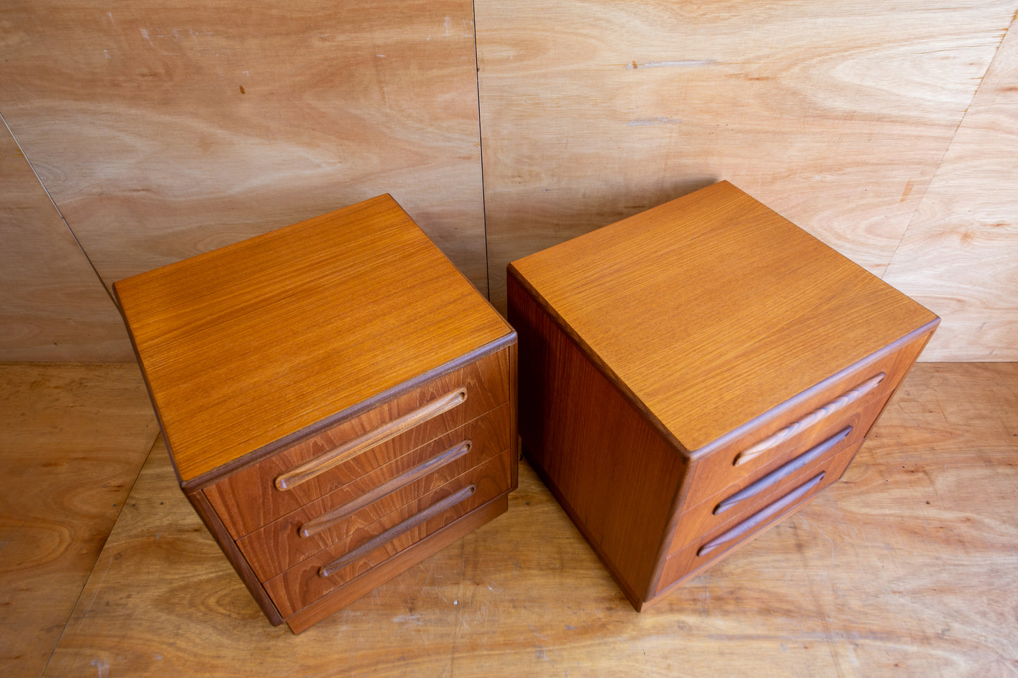 Vintage G Plan Fresco Bedside Cabinets