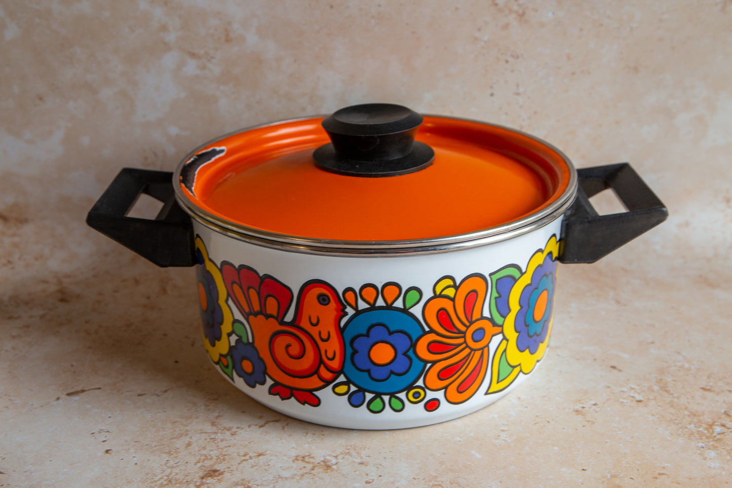 Large Lord Nelson Gaytime Enamel Saucepan