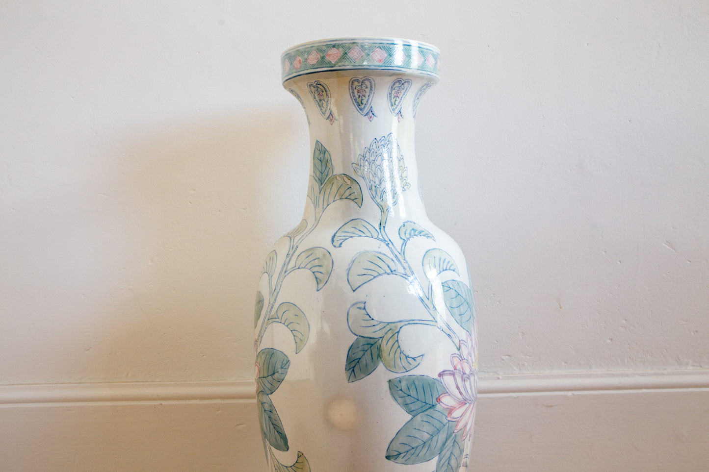 Large Chinoiserie Vase
