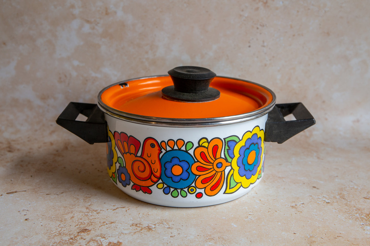 Small Lord Nelson Gaytime Enamel Saucepan