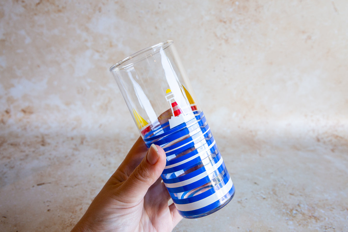 Pair of Vintage Nautical Tumblers