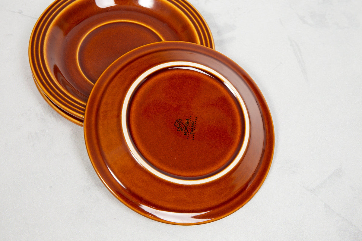 Set of 3 Vintage Hornsea Bronte Saucers