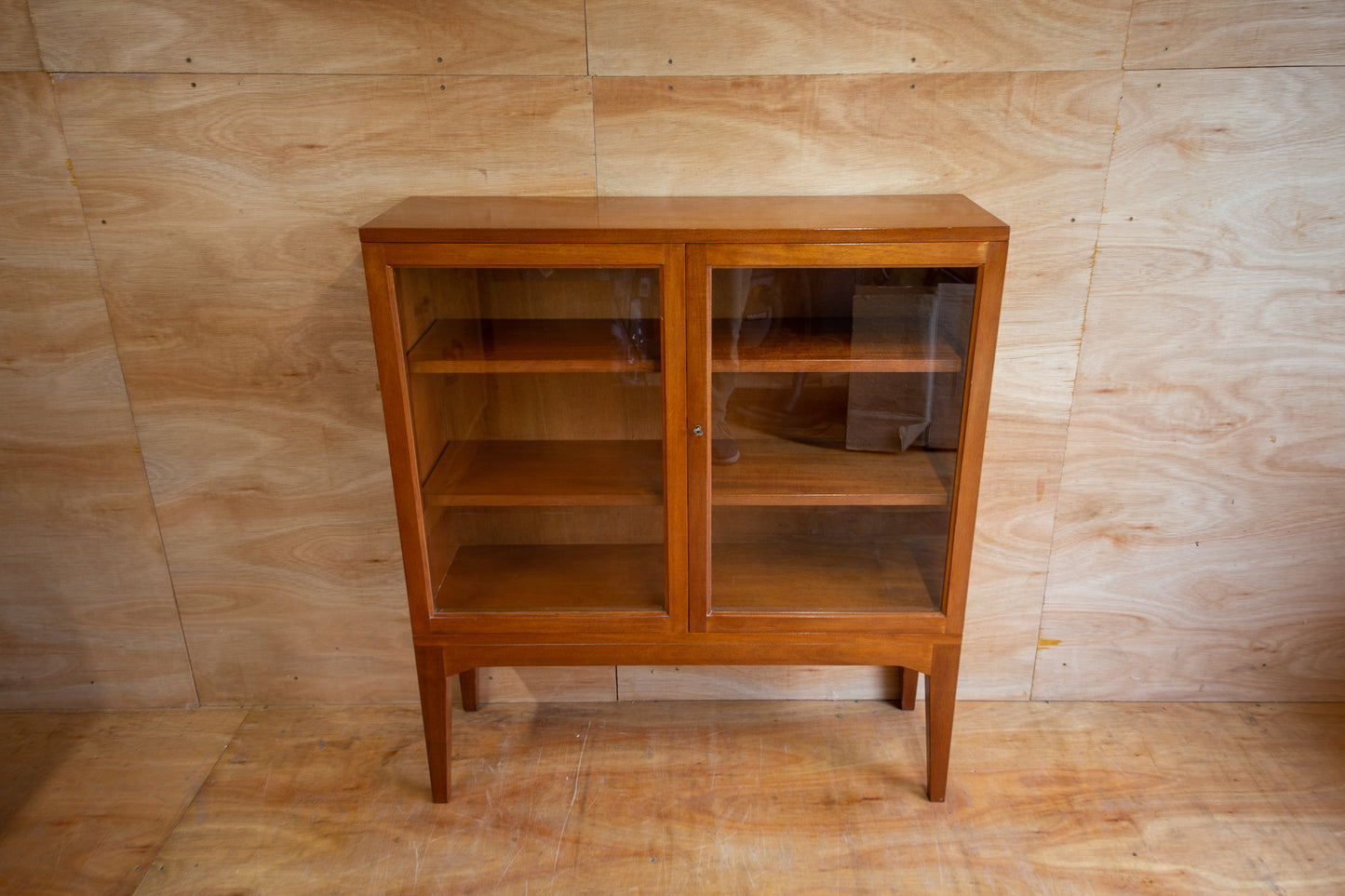 Vintage Teak Display Cabinet