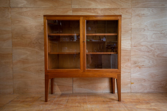 Vintage Teak Display Cabinet