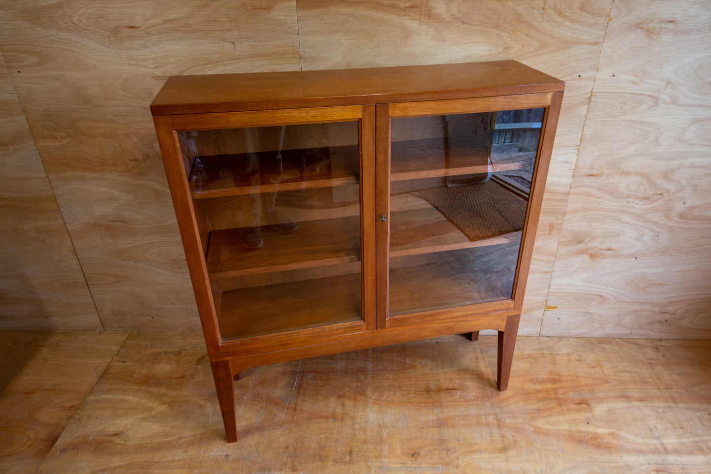 Vintage Teak Display Cabinet