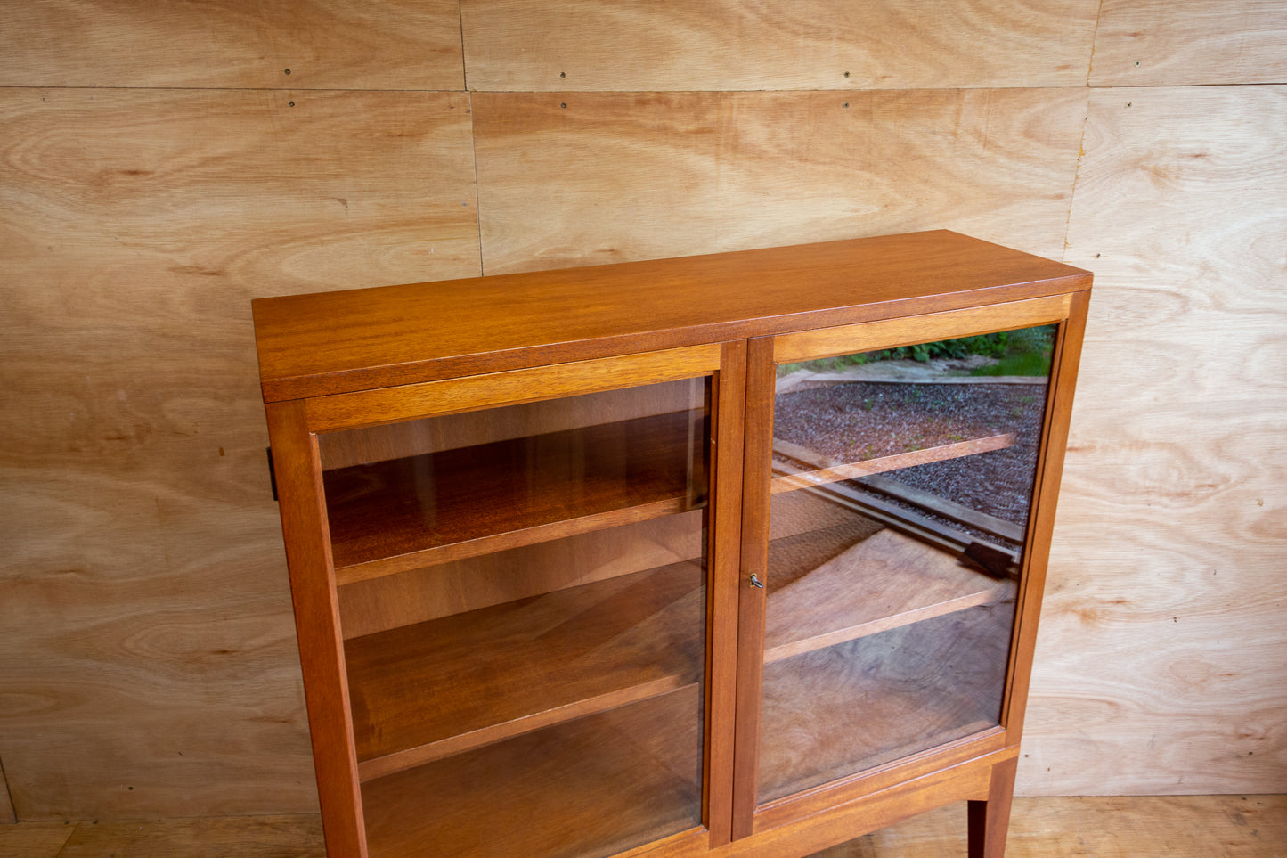Vintage Teak Display Cabinet