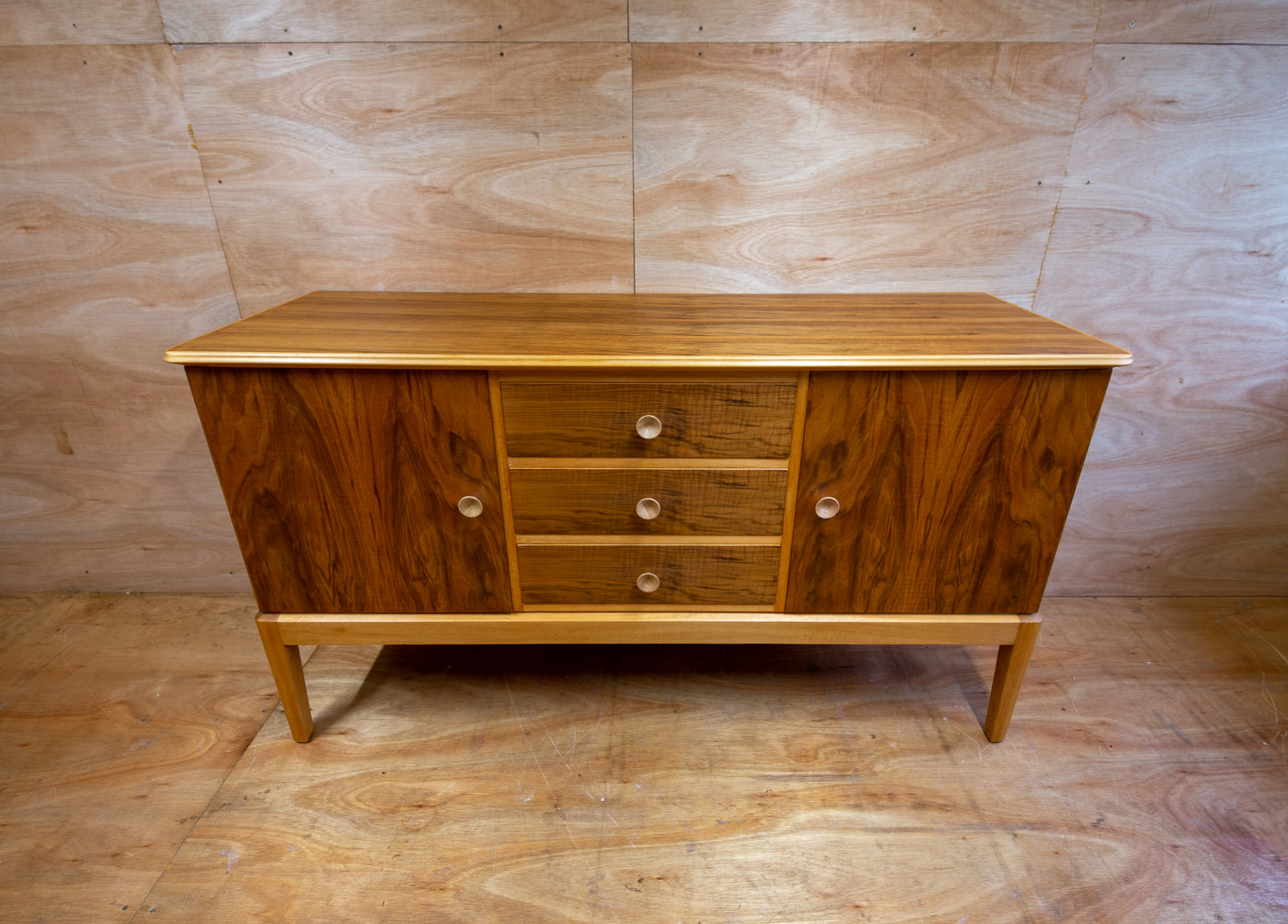 Mid Century Gordon Russell Walnut Sideboard
