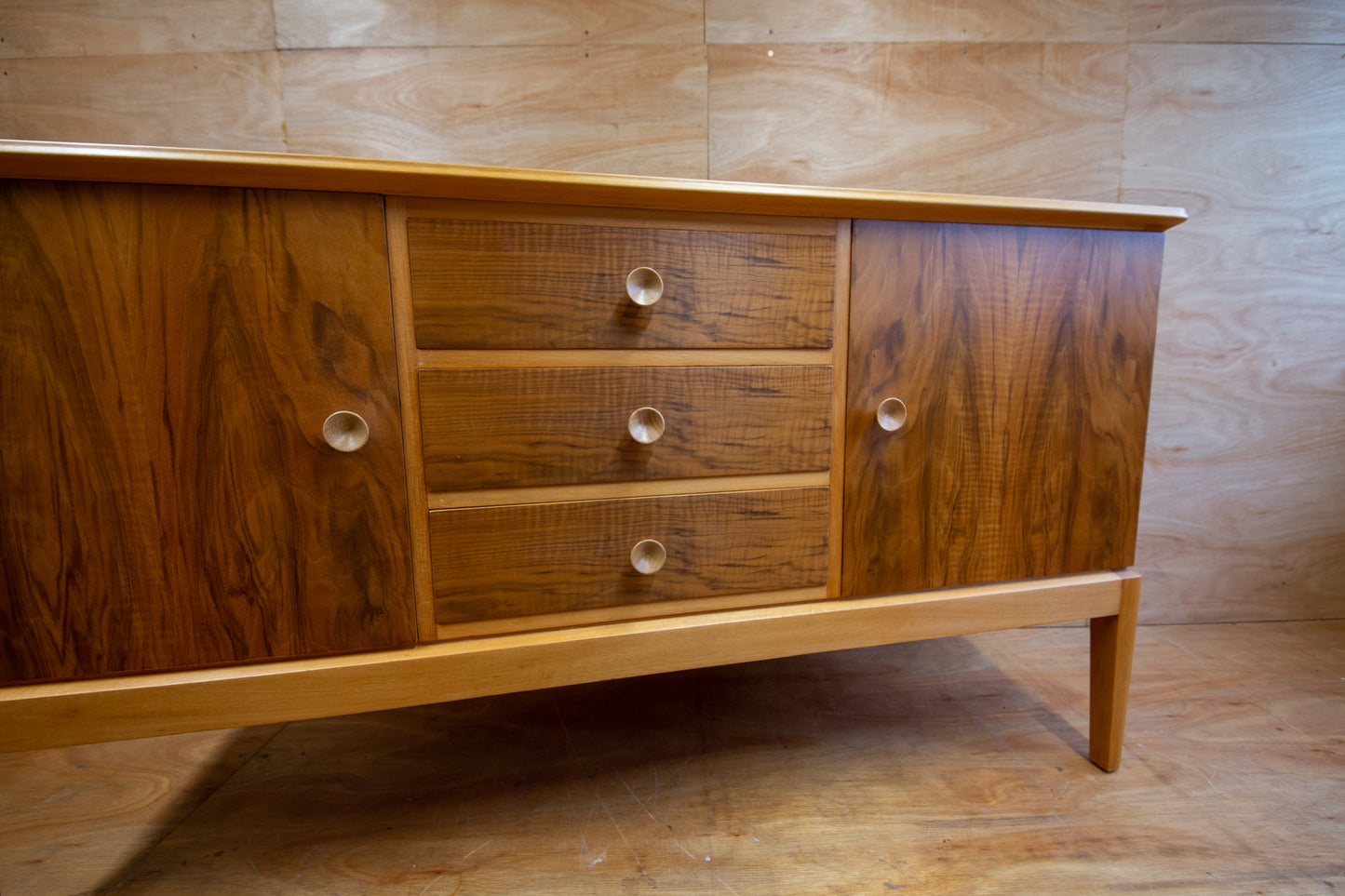 Mid Century Gordon Russell Walnut Sideboard
