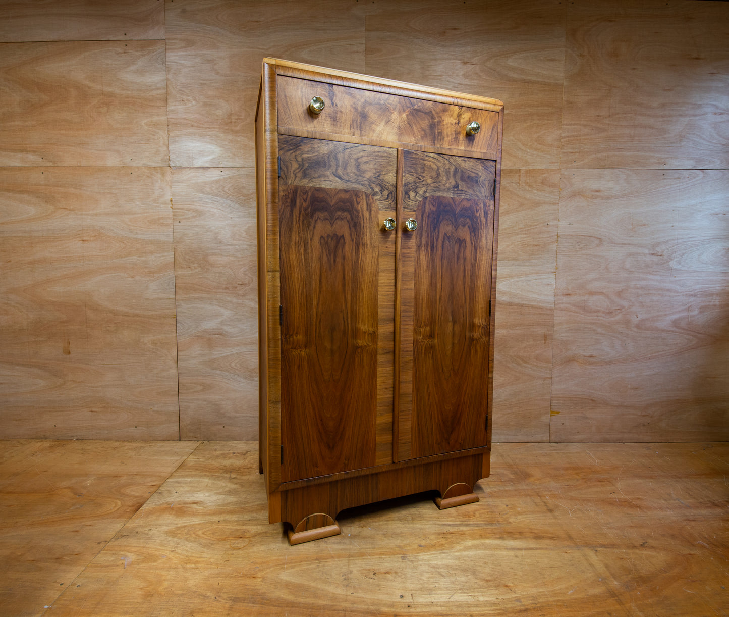 Art Deco Walnut Tallboy
