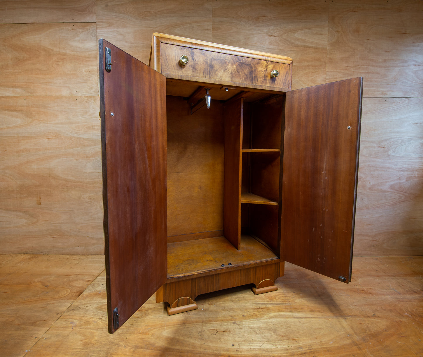 Art Deco Walnut Tallboy