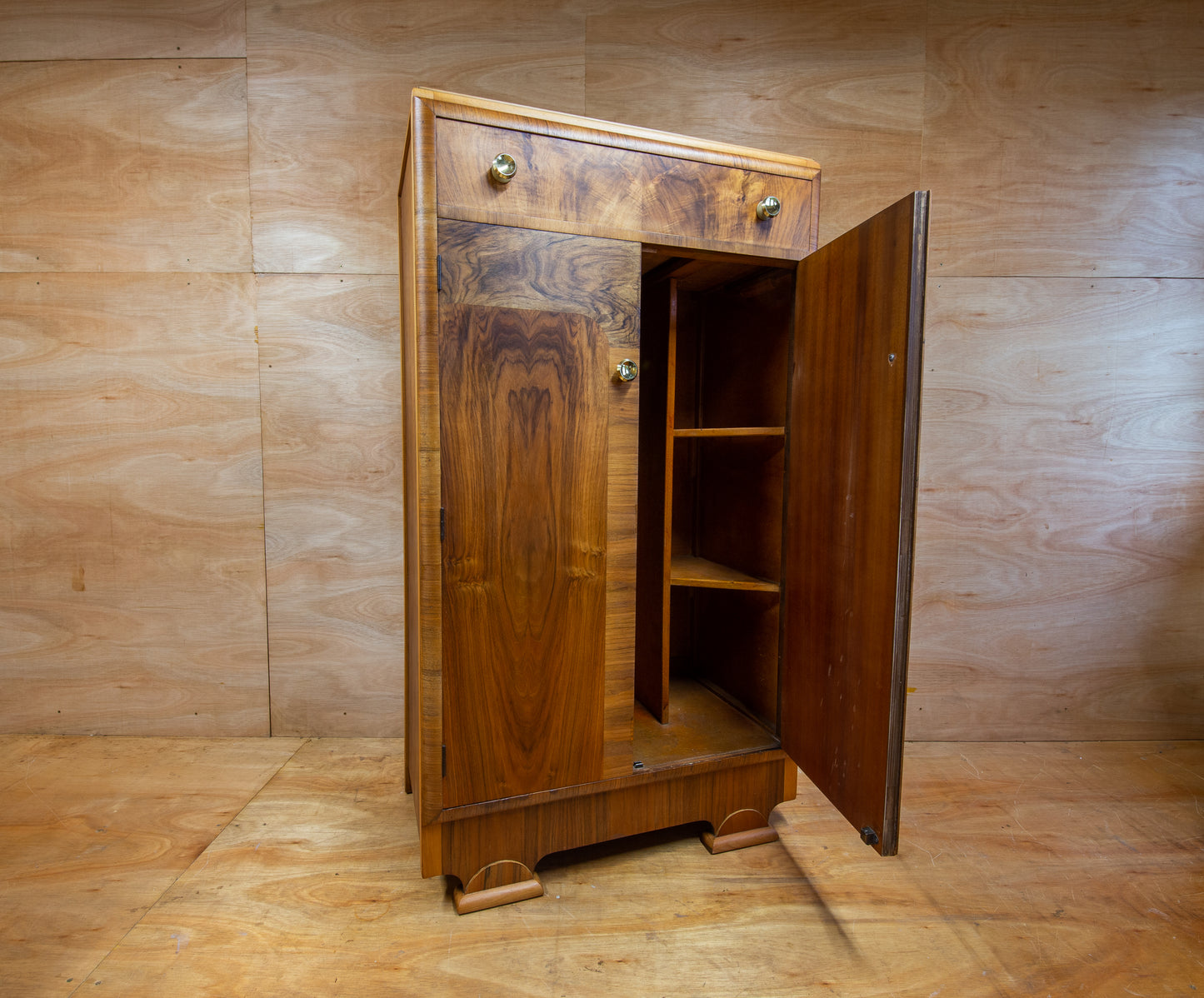 Art Deco Walnut Tallboy