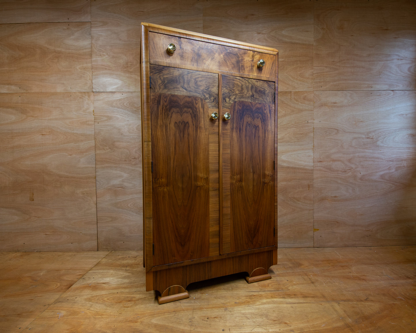 Art Deco Walnut Tallboy