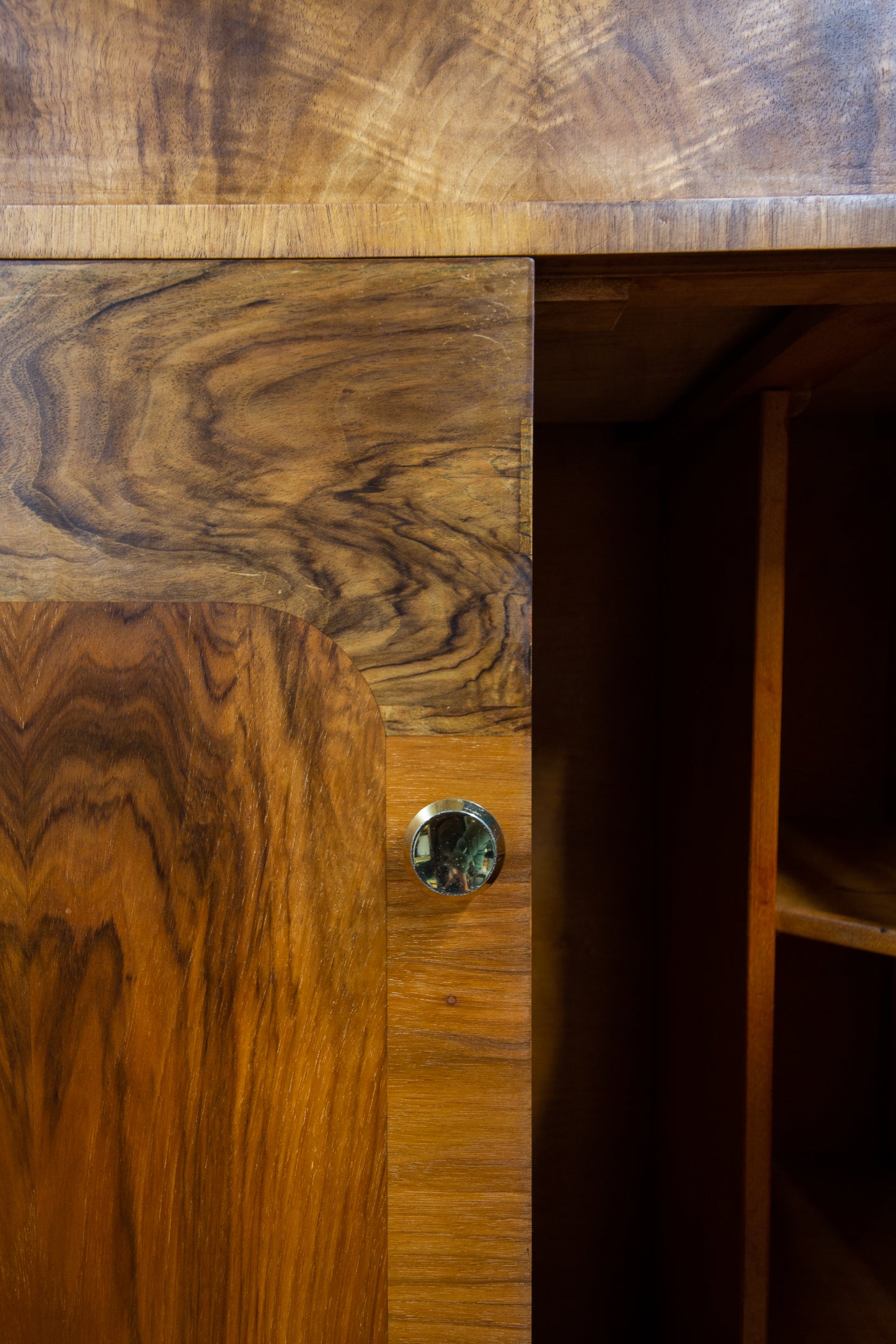 Art Deco Walnut Tallboy
