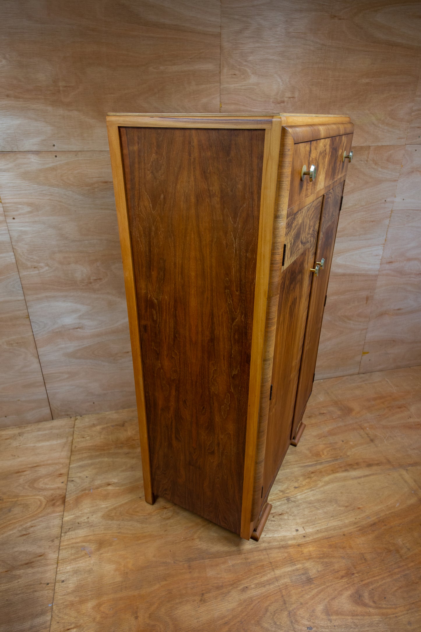 Art Deco Walnut Tallboy