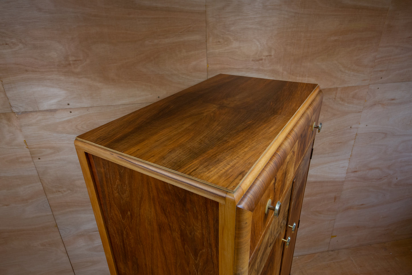 Art Deco Walnut Tallboy
