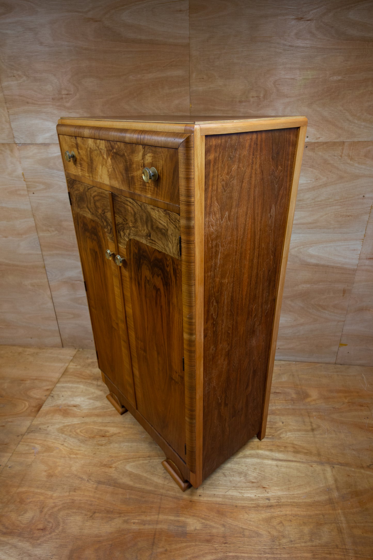 Art Deco Walnut Tallboy