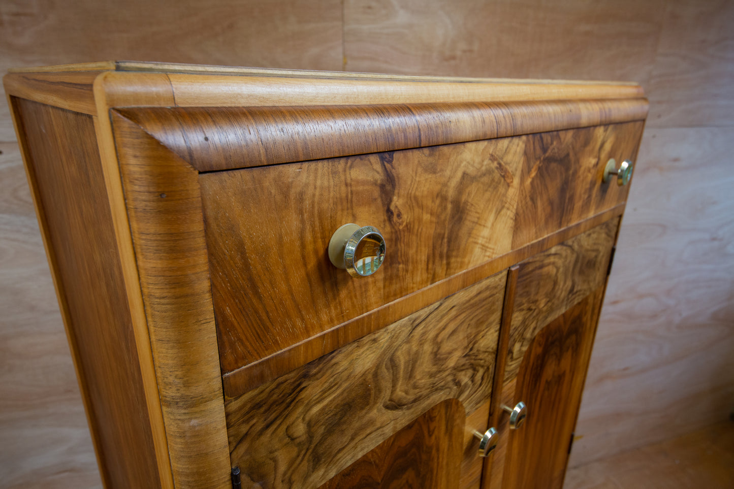 Art Deco Walnut Tallboy