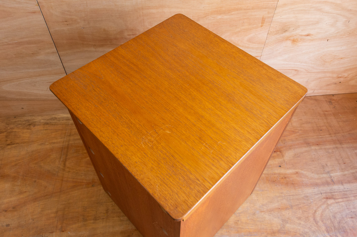 Vintage Teak Blanket Box