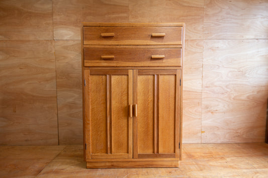 Vintage Oak Utility Cupboard
