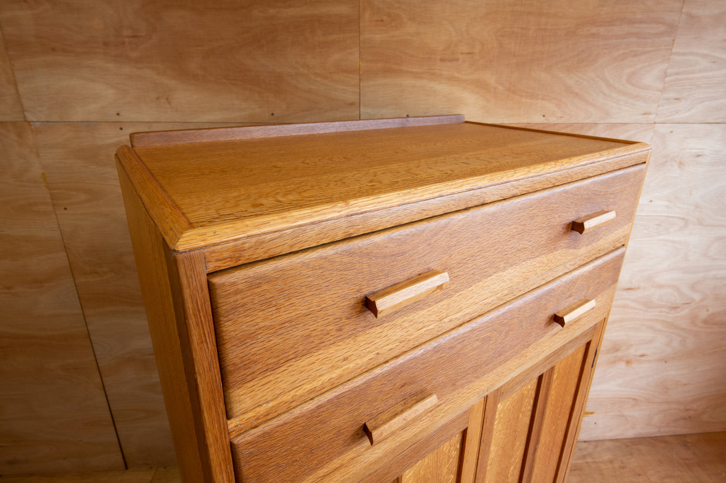 Vintage Oak Utility Cupboard