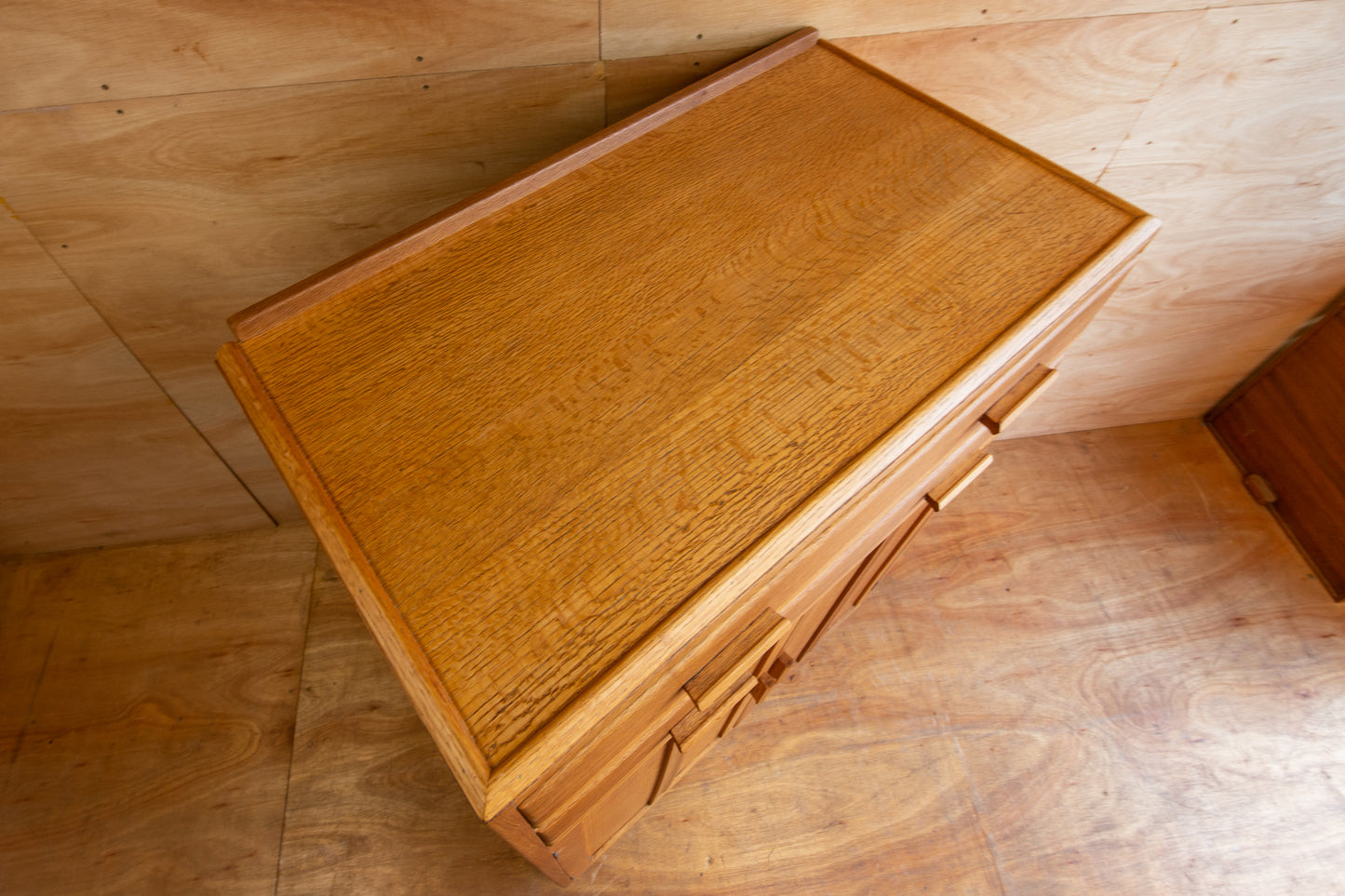 Vintage Oak Utility Cupboard
