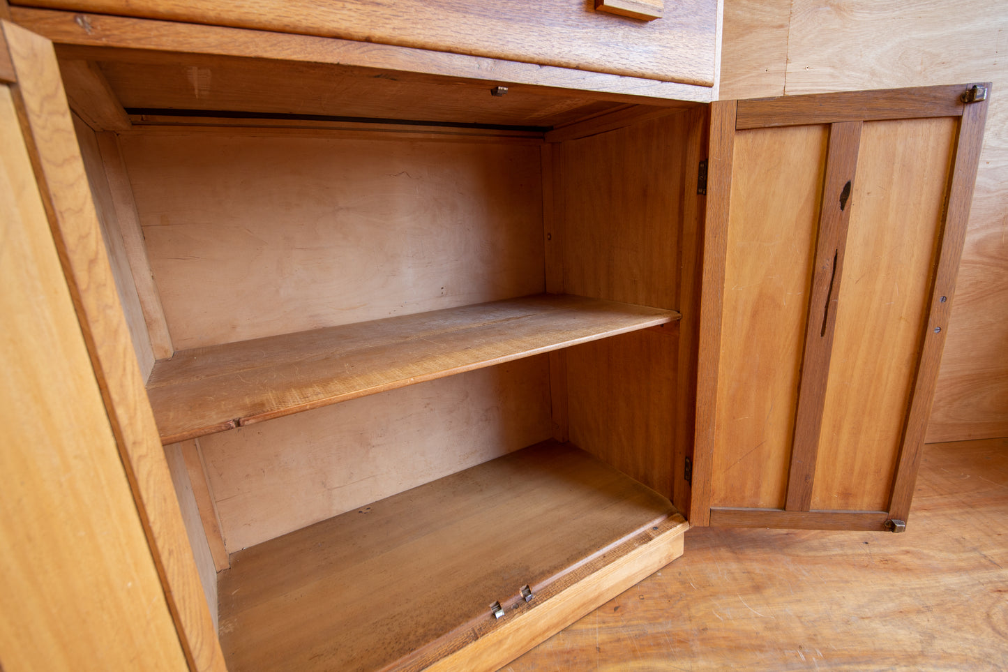 Vintage Oak Utility Cupboard