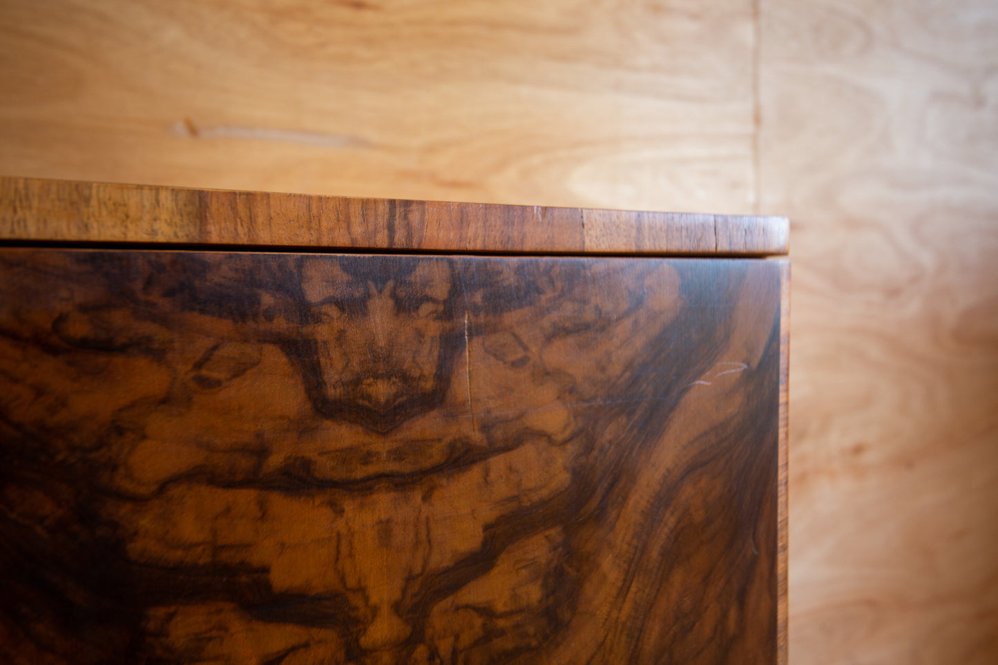 Art Deco Walnut Bedside Cabinets