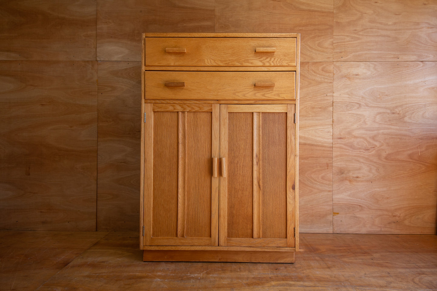 Vintage Oak Utility Cupboard