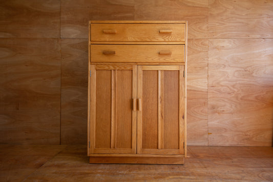 Vintage Oak Utility Cupboard