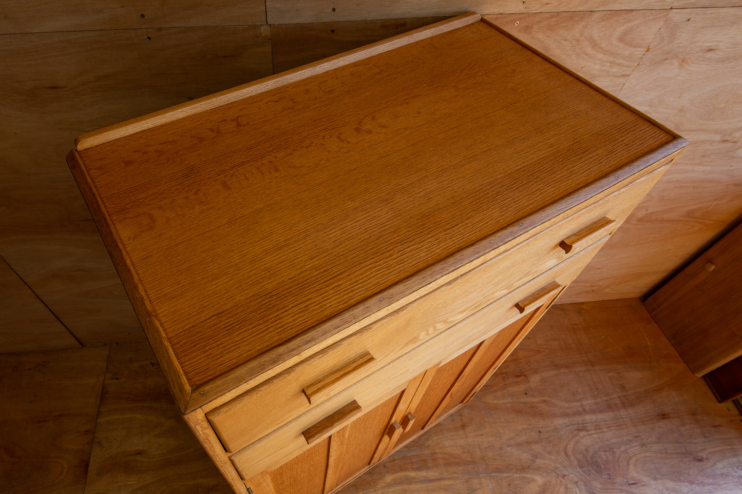 Vintage Oak Utility Cupboard