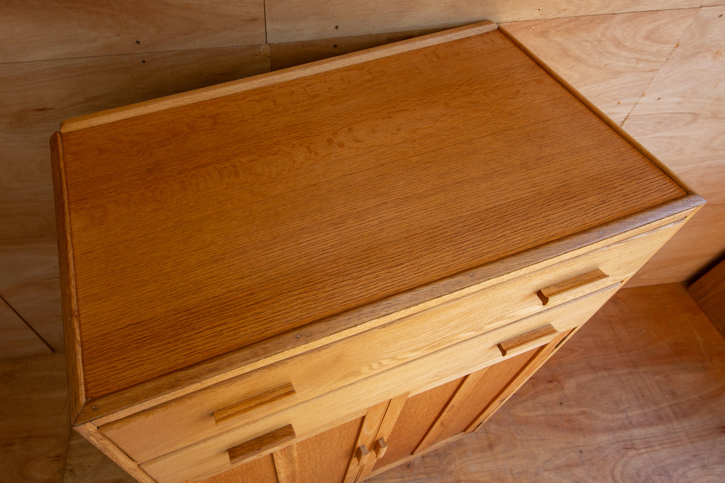 Vintage Oak Utility Cupboard