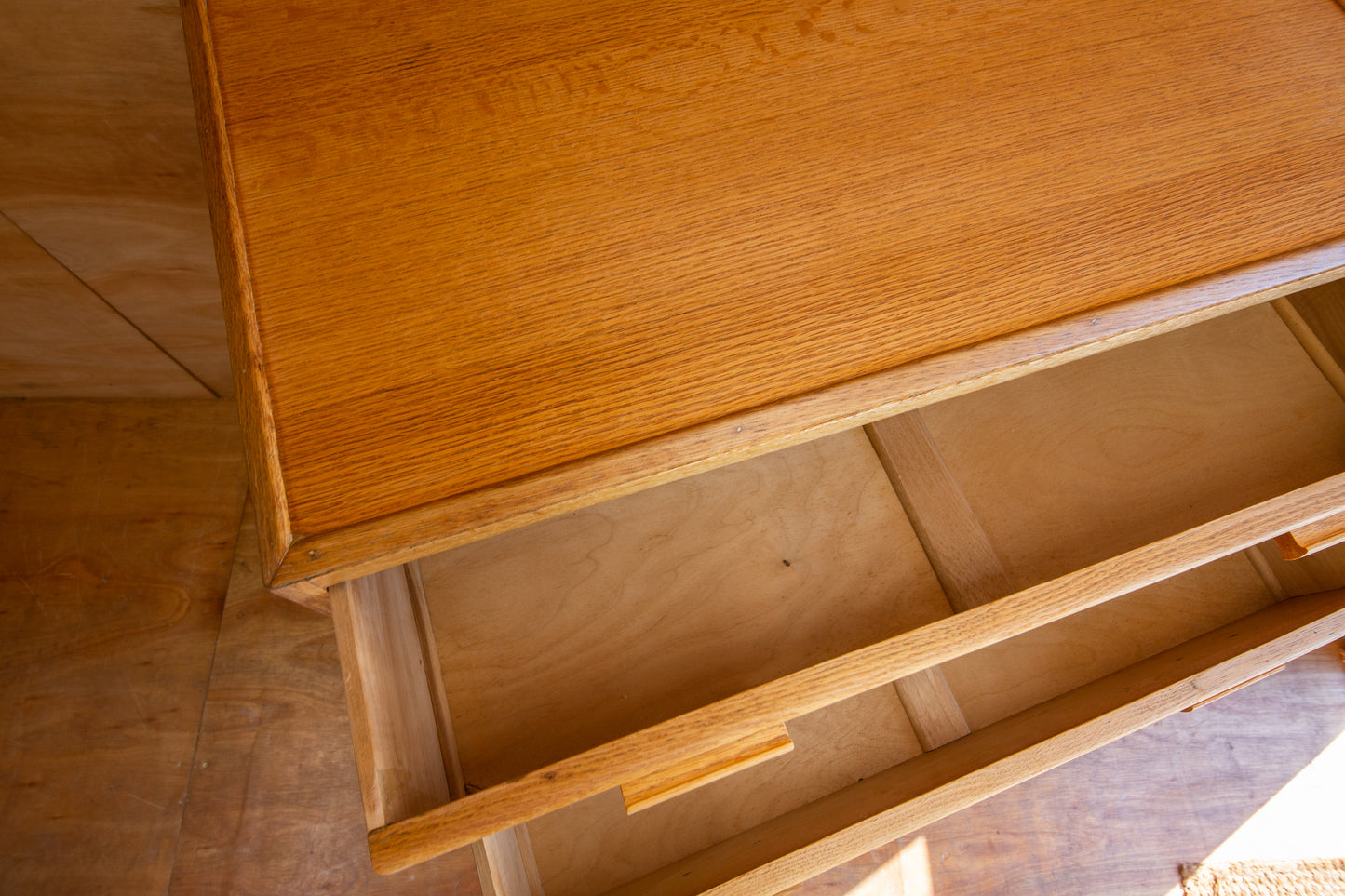 Vintage Oak Utility Cupboard